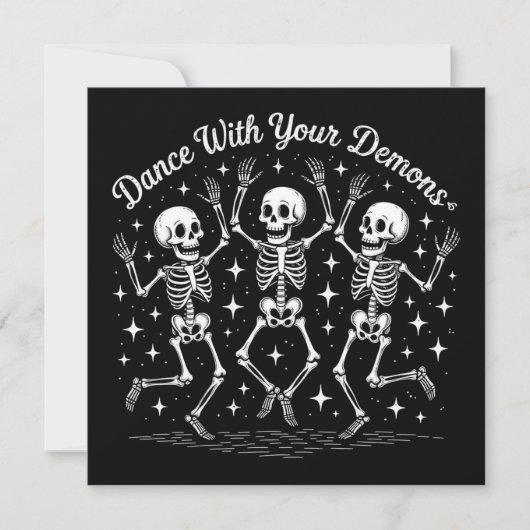 Dancing Halloween Skeletons (Front)