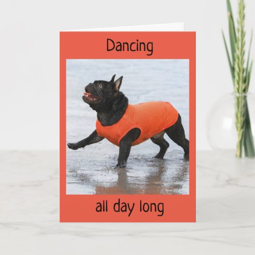 DANCING _ HAPPY IT IS YOUR BIRTHDAY CARD