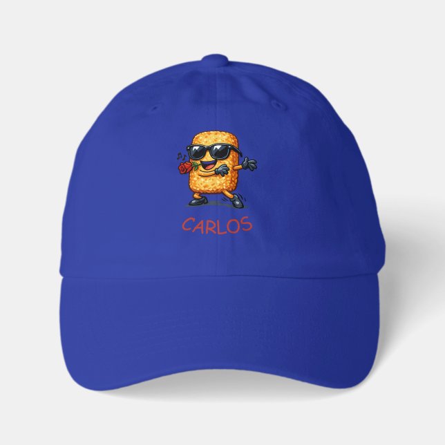 Dancing Hash Brown Youth Dad Hat (Front)