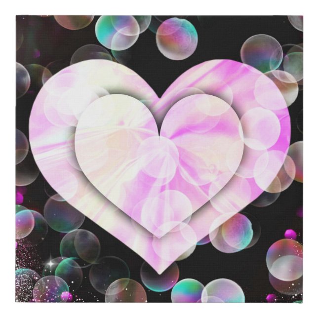 Dancing Heart  Faux Canvas Print (Front)