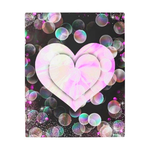 Dancing Heart Metal Print