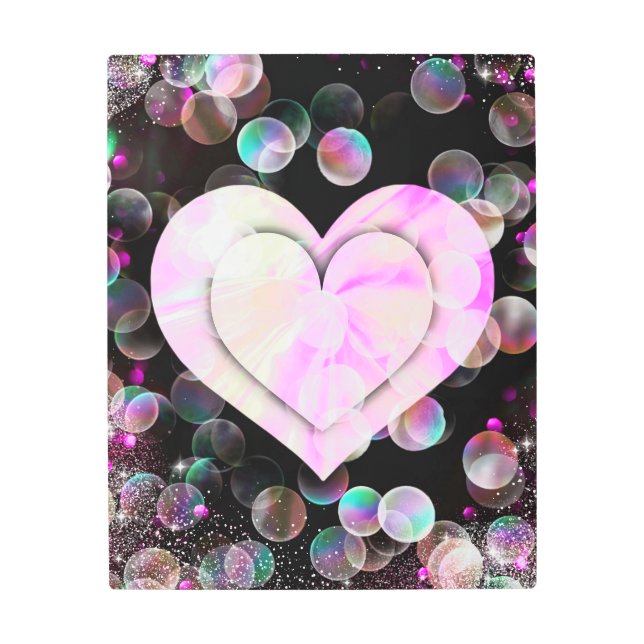 Dancing Heart Metal Print (Front)
