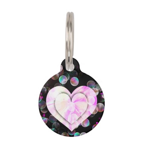 Dancing Heart Pet ID Tag