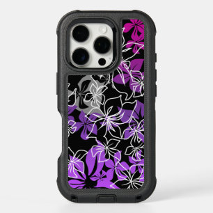 Dancing Hibiscus Hawaiian Blend Violet iPhone 16 Pro Case
