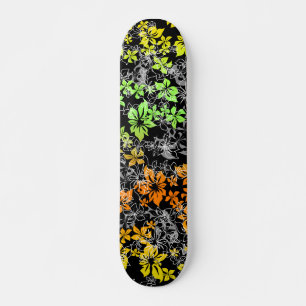 Dancing Hibiscus Skateboard Deck