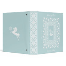 Dancing Horse Wedding Album Photo 3-Ring Binder