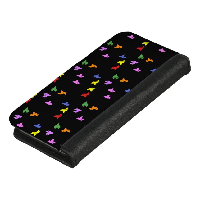 Dancing Hues iPhone Wallet Case (Top)