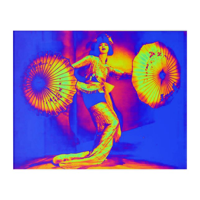 Dancing in color Acrylic Wall Art (Front)