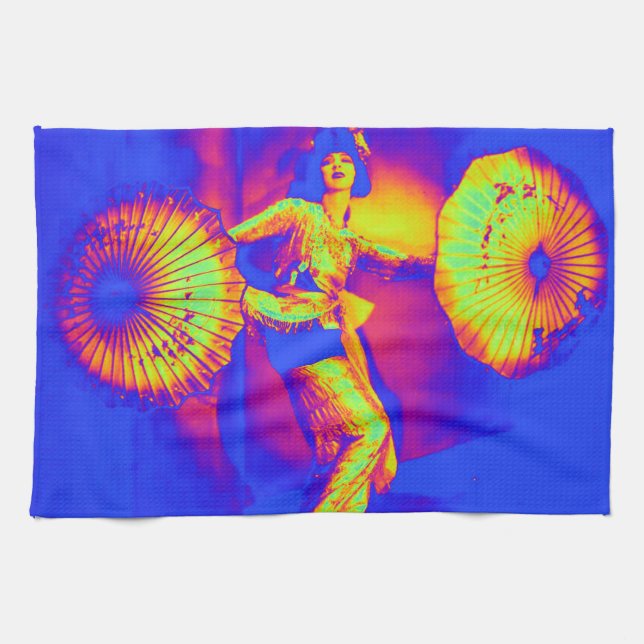 Dancing in color towel (Horizontal)