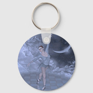 dancing in the clouds keychain