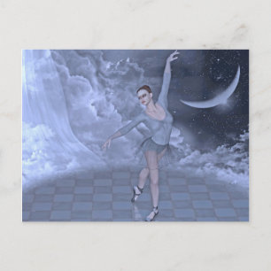 dancing in the clouds postcard