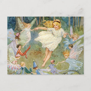 Dancing in the Fairy Ring Postcard