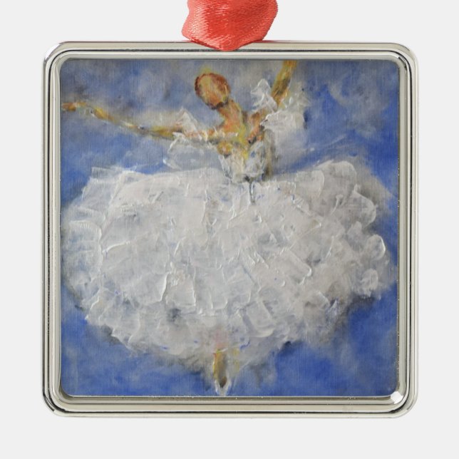 Dancing in the heavens metal ornament (Front)