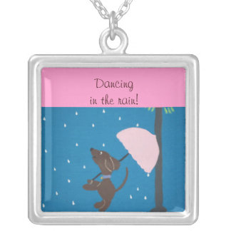 Dancing in the rain! necklace