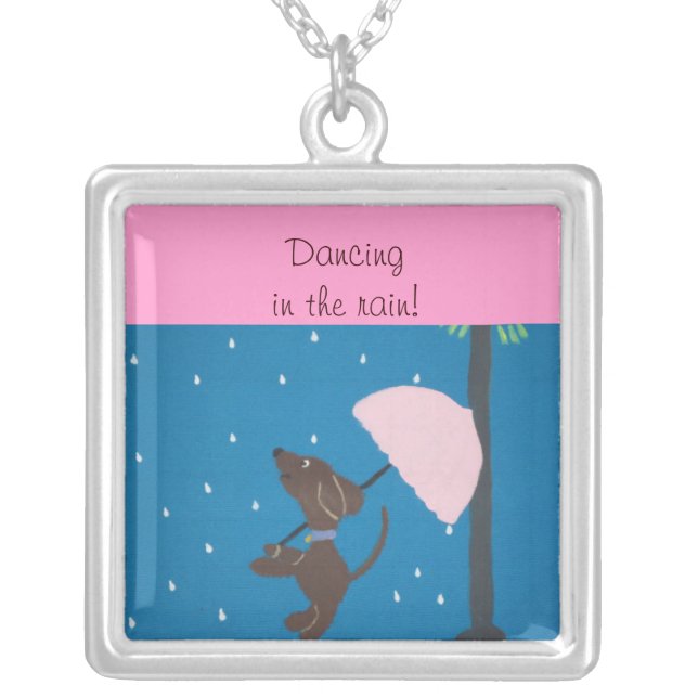 Dancing in the rain! necklace (Front)