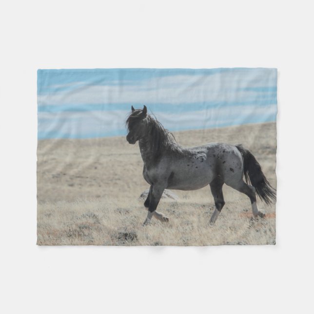 Dancing in the Wind Fleece Blanket (Front (Horizontal))