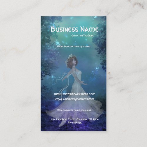 Dancing in the Woods Business Card