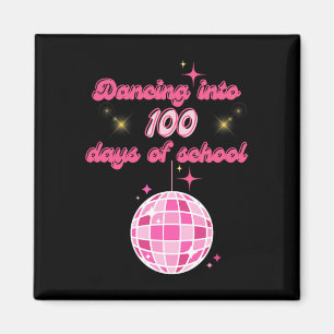 Dancing Into 100 Days Of School With Pink Disco Ba Magnet