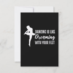 Dancing Is Like Dreaming RSVP Card