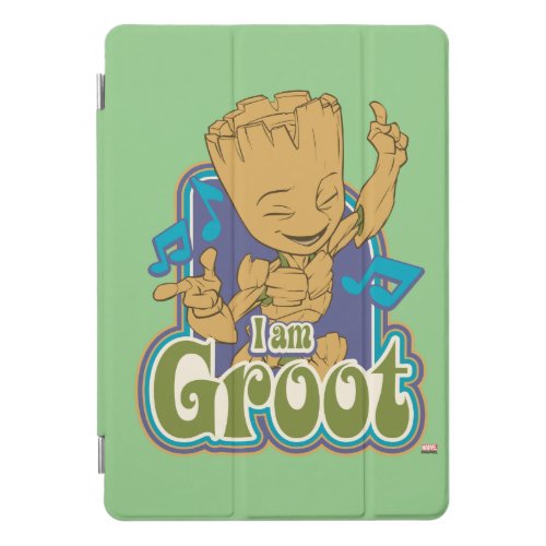 Dancing Kid Groot Badge iPad Pro Cover