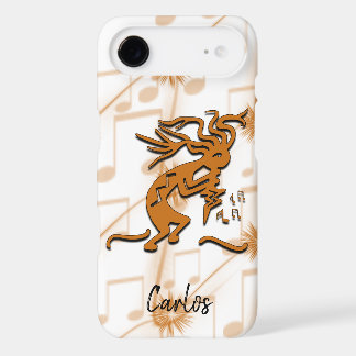 Dancing Kokopelli Merrymaker With Musical Notes iPhone 17 Air Case