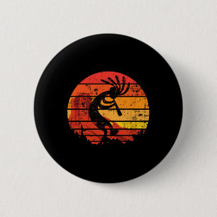Dancing Kokopelli Southwestern Usa Native American Button
