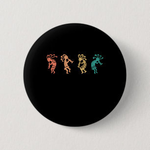 Dancing Kokopelli Southwestern Usa Native American Button