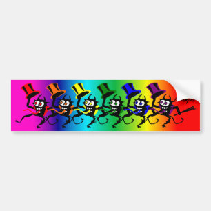 Dancing Krampus Bumper Sticker
