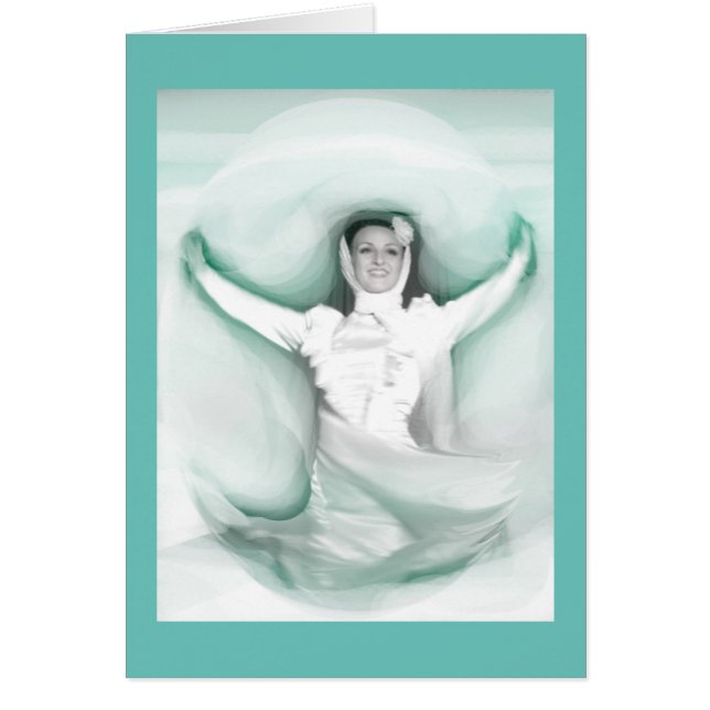 Dancing lady art card (Front)