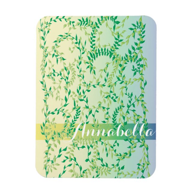 Dancing leaves magnet (Vertical)