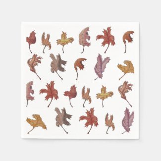 Dancing Leaves Paper Napkins