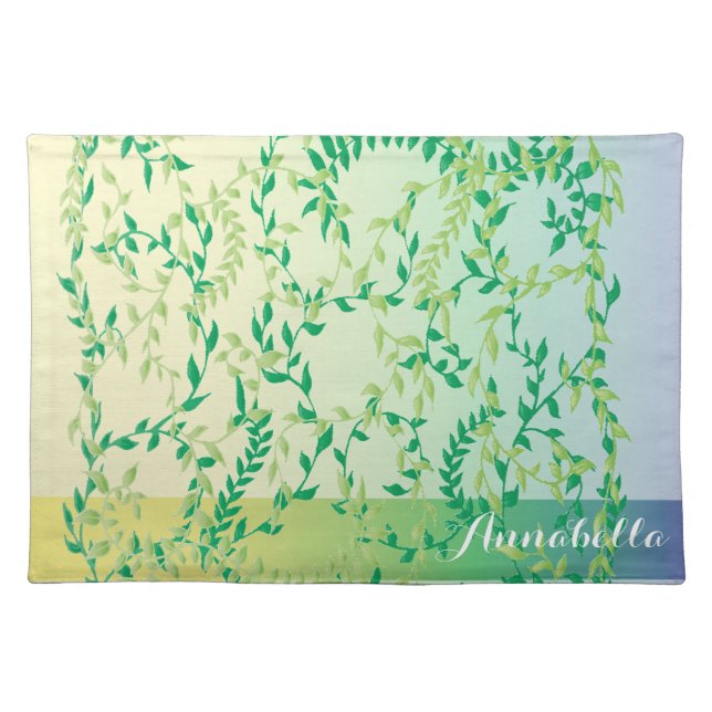 Dancing leaves placemat (Front)