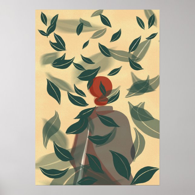Dancing leaves poster (Front)