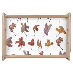 Dancing Leaves Serving Tray