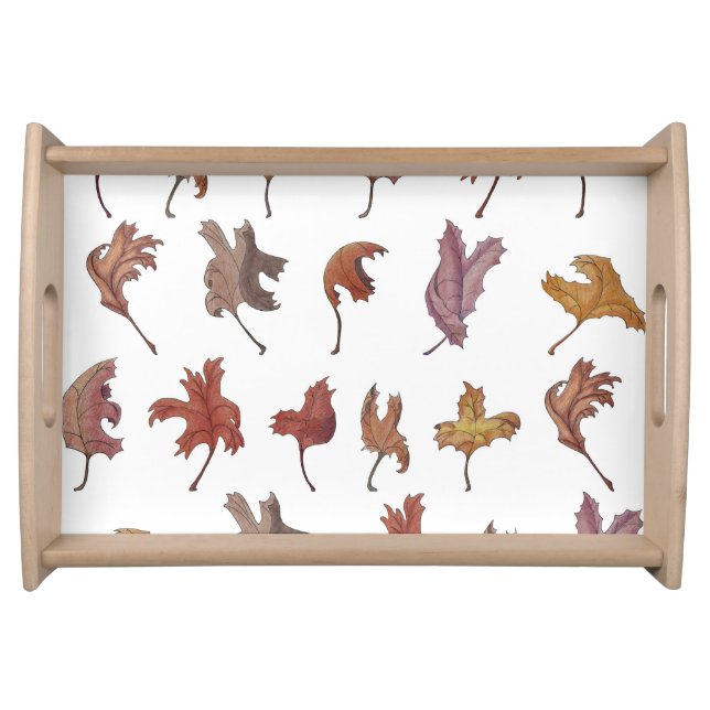 Dancing Leaves Serving Tray (Front)