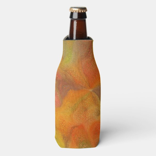 "DANCING LIGHTS"/DIG.EFFECTS/ORANGE/YELLOW/GREEN BOTTLE COOLER (Bottle Front)