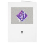 Dancing Lights Fractal Art Cards (Back)