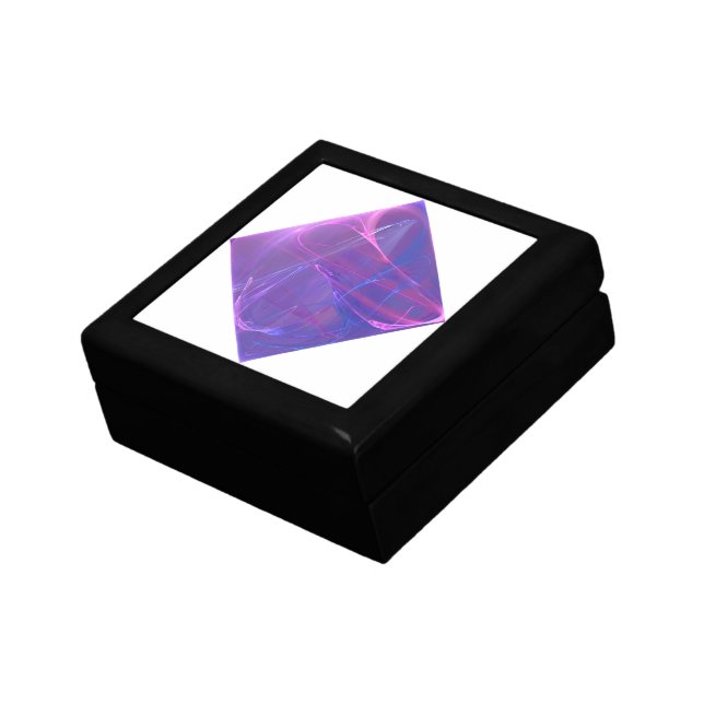 Dancing Lights Fractal Art Keepsake Box (Side)