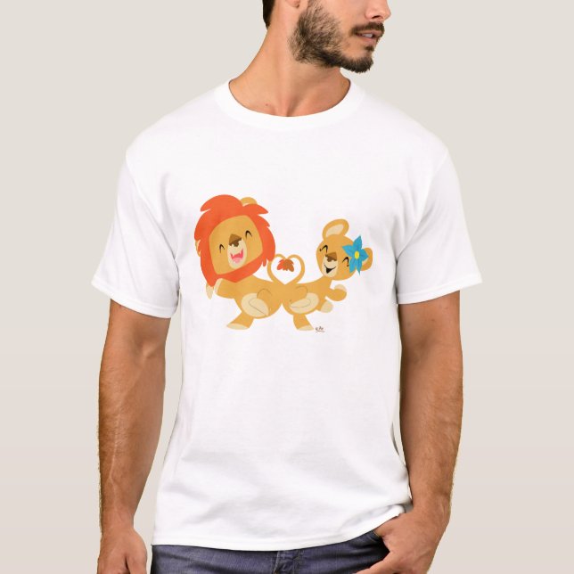 Dancing lion couple T-shirt (Front)