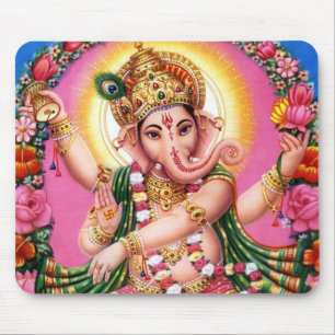 Dancing Lord Ganesha Mouse Pad