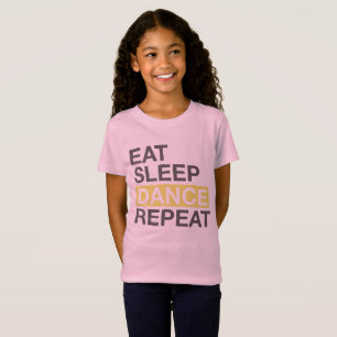 Dancing Lover for Dancer Eat Sleep Dance Repeat T-Shirt