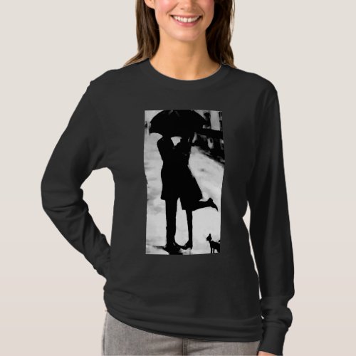 DANCING LOVERS IN THE RAIN T_SHIRT