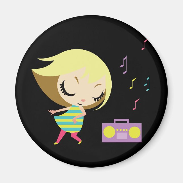 Dancing Maddie Magnet (Front)