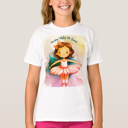 Dancing Makes Me Happy T_Shirt 