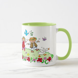 Dancing Makes Me Happy Ukrainian Folk Art Mug