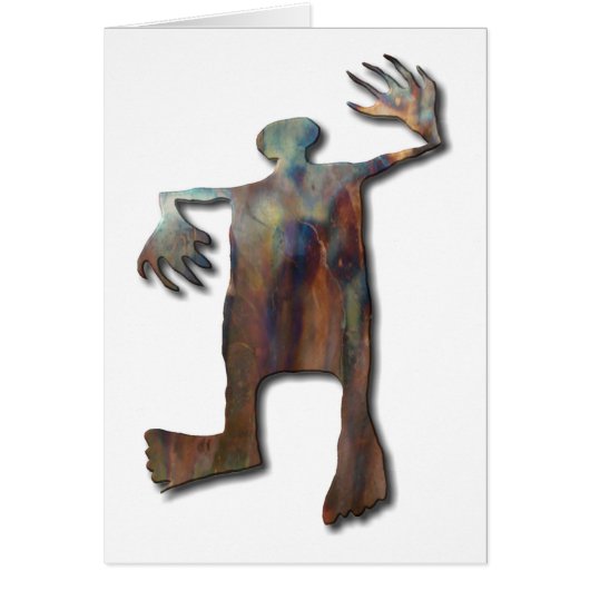 Dancing Man copper Cards (Front)