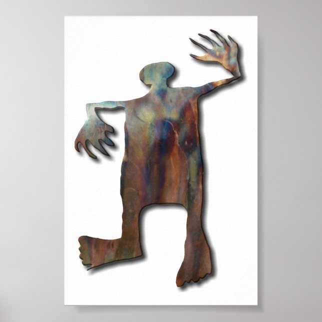 Dancing Man copper Poster (Front)