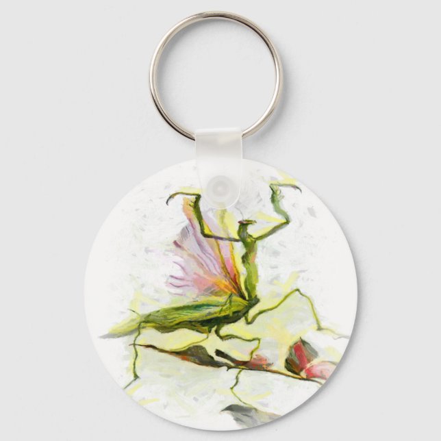 Dancing Mantis Keychain (Front)