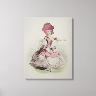 Dancing Marie Antoinette ~ (Change Size) Canvas Print