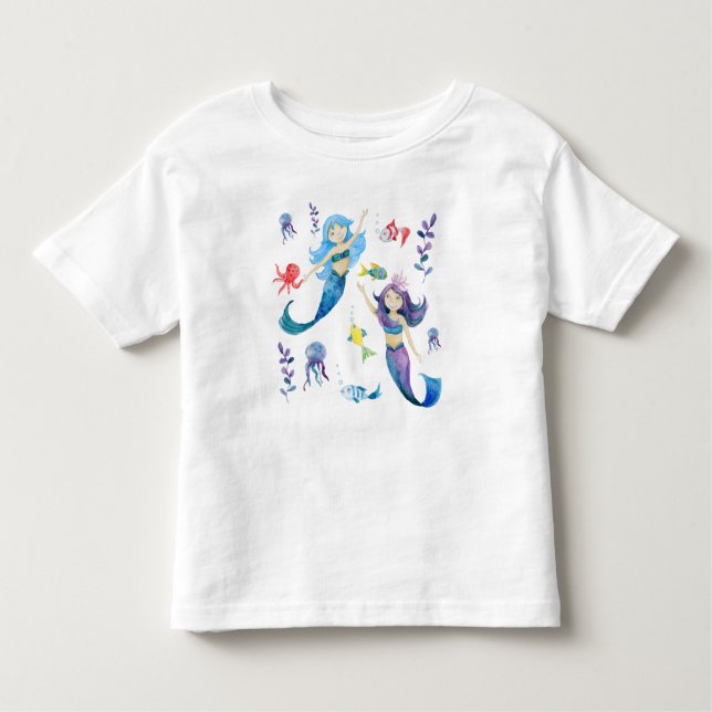 Dancing mermaids toddler t-shirt (Front)